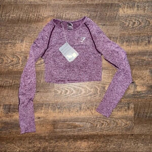 Gymshark Vital Long Sleeve Crop Size Medium